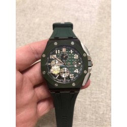 Royal Oak Offshore 26405CE RSF Ceramic Green Dial Swiss 3126