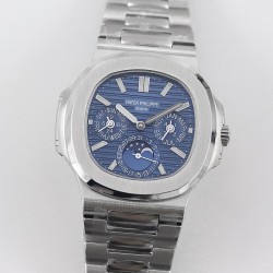 Nautilus Perpetual Calendar 5740 GRF SS Blue Dial Swiss 240 PS