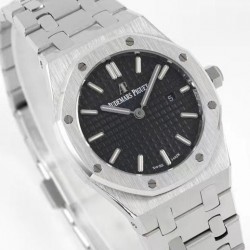 Royal Oak Lady 33mm 8F SS Black Dial Swiss Quartz