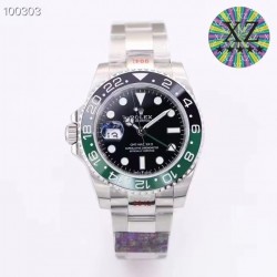 GMT-Master II 126720 XZF Left Hand Clean Factory SS 904L Black Dial SWISS VR3186