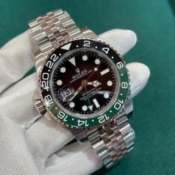 GMT-Master II 126720 VTNR Left Hand Clean Factory SS 904L Black Dial Jubilee Bracelet SWISS VR3186