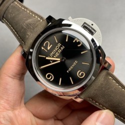 Luminor PAM605 HWF SS Anthracite Dial Green Leather Strap Swiss P3000
