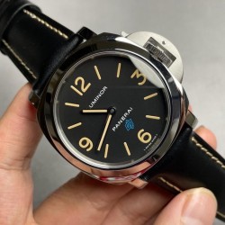 Luminor PAM634 HWF SS Black Dial Black Leather Strap Swiss 6497