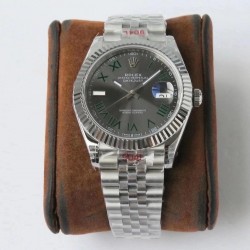 Datejust 41 126334 ZF SS 904L Roman Dial Jubilee Bracelet Swiss 2824