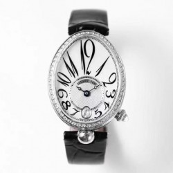 Reine de Naples ZF SS & Diamonds White Dial Swiss 537 V2
