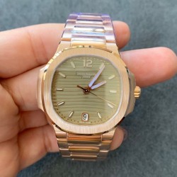 Nautilus 7118 Lady 3KF RG Green Dial Swiss 324 SC