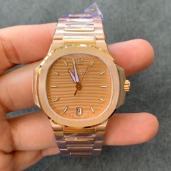 Nautilus 7118 Lady 3KF RG Rose Dial Swiss 324 SC