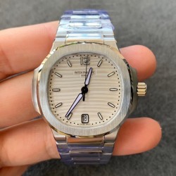 Nautilus 7118 Lady 3KF SS White Dial Swiss 324 SC