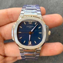Nautilus 7118 Lady 3KF SS Blue Dial Swiss 324 SC