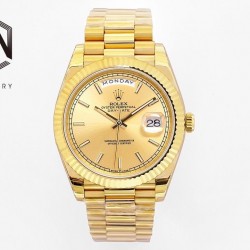 Day-Date 40mm EWF YG Champagne Dial Swiss 2836