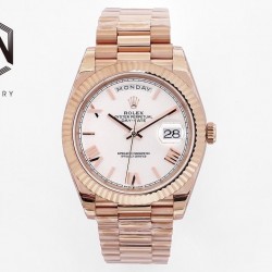 Day-Date 40mm EWF RG MOP Dial Roman Markers Swiss 2836