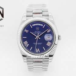 Day-Date 40mm EWF SS 904L Blue Dial Roman Markers Swiss 2836