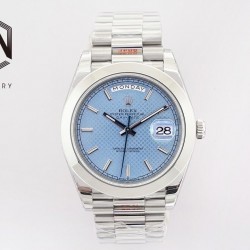 Day-Date 40mm EWF SS 904L Ice Blue Dial Swiss 2836