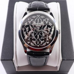 Calatrava 5088 FLF SS Black Dial Swiss 240SC