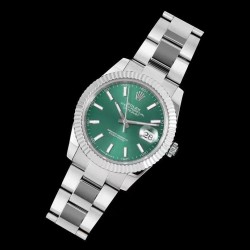 DateJust 41mm 126334 DIWF SS 904L Green Dial Swiss 3235