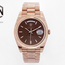Day-Date 40mm EWF RG Brown Dial Swiss 2836