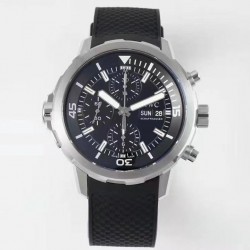 Aquatimer Chrono IW376804 NSF SS Black Dial Swiss 7750