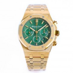 Royal Oak Chrono 26331 JHF YG Green Dial Swiss 7750
