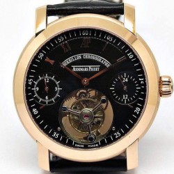 Jules Audemars Tourbillon RG Black Dial Swiss Tourbillon