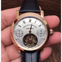 Jules Audemars Tourbillon RG White Dial Swiss Tourbillon