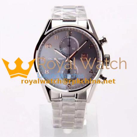 Replica Tag Heuer Carrera Calibre 1887 Stainless Steel Gray Dial Swiss 1887