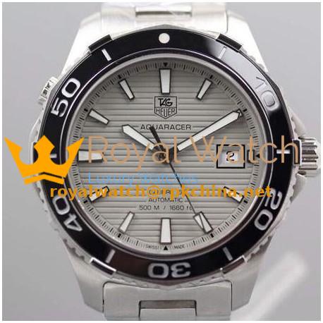 Replica Tag Heuer Aquaracer 500M Calibre 5 Stainless Steel Gray Dial Swiss Calibre 5