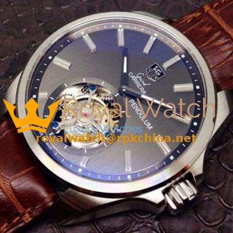 Replica Tag Heuer Pendulum Tourbillon Stainless Steel Anthracite Dial Swiss Tourbillon