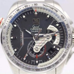Grand Carrera Calibre 36 RS SS Black Dial Swiss 7750 RUN 9@SEC