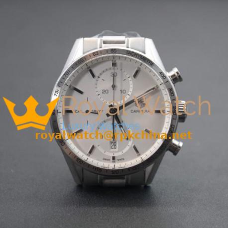 Replica Tag Heuer Carrera Calibre 1887 Stainless Steel White Dial Swiss 1887