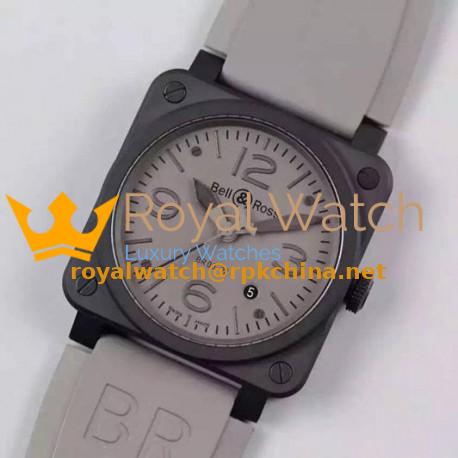 Replica Bell & Ross BR 03 92 Ceramic White Dial Swiss 9015