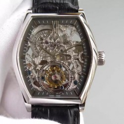 Malte Tourbillon SS Skeleton & Black Dial Swiss Tourbillon