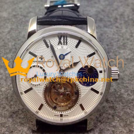 Replica Vacheron Constantin Patrimony Tourbillon Stainless Steel White Dial Swiss Tourbillon