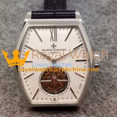 Replica Vacheron Constantin Malte Tourbillon Stainless Steel White Dial Swiss Tourbillon