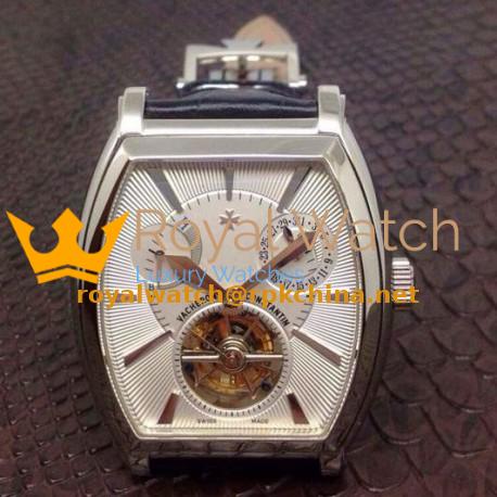 Replica Vacheron Constantin Malte Tourbillon Stainless Steel White Dial Swiss Tourbillon
