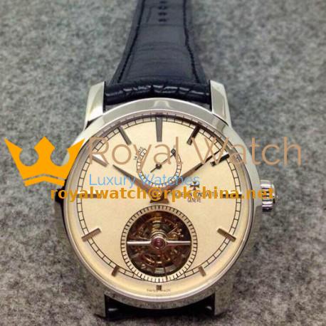 Replica Vacheron Constantin Patrimony Tourbillon Stainless Steel White Dial Swiss Tourbillon