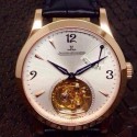 Replica Jaeger-LeCoultre Master Grande Tradition Tourbillon Rose Gold White Dial Swiss Tourbillon
