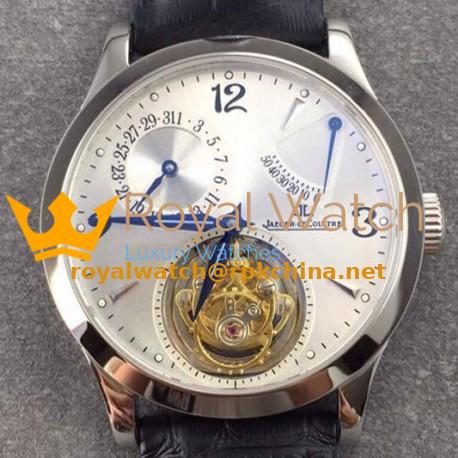 Replica Jaeger-LeCoultre Master Grande Tradition Tourbillon Stainless Steel White Dial Swiss Tourbillon