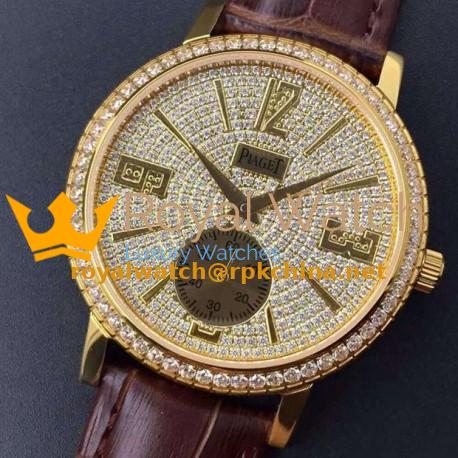 Replica Piaget Dancer Yellow Gold Diamonds Dial Swiss 2824