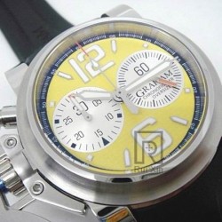 Chronofighter Oversize SS Yellow Dial Swiss 7750