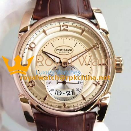 Replica Parmigiani Fleurier Kalpa Tonda Rose Gold Gold Dial Swiss 331