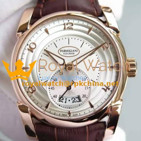 Replica Parmigiani Fleurier Kalpa Tonda Rose Gold White Dial Swiss 331
