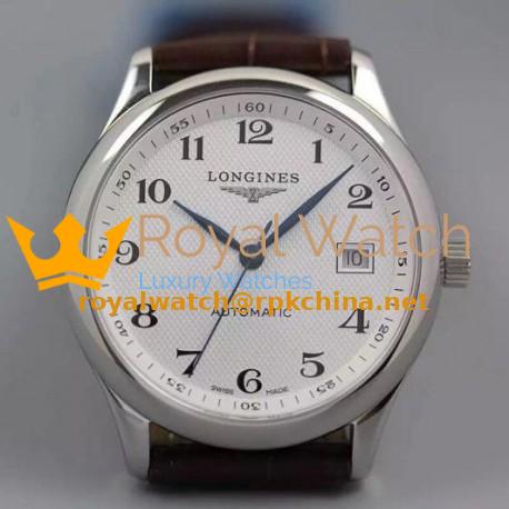 Replica Longines Master Collection Stainless Steel White Dial Swiss 2824-2