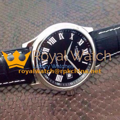 Replica Longines Master Collection Stainless Steel Black Dial Swiss 2824-2