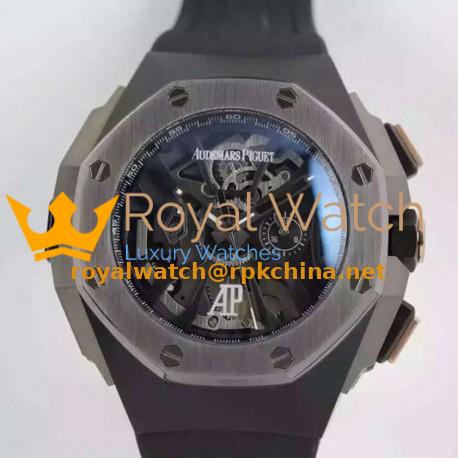 Replica Audemars Piguet Royal Oak Concept Laptimer Michael Schumacher PVD Skeleton Dial Swiss Quartz 2713