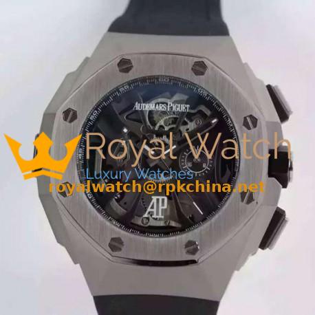 Replica Audemars Piguet Royal Oak Concept Laptimer Michael Schumacher Stainless Steel Skeleton Dial Swiss Quartz 2713