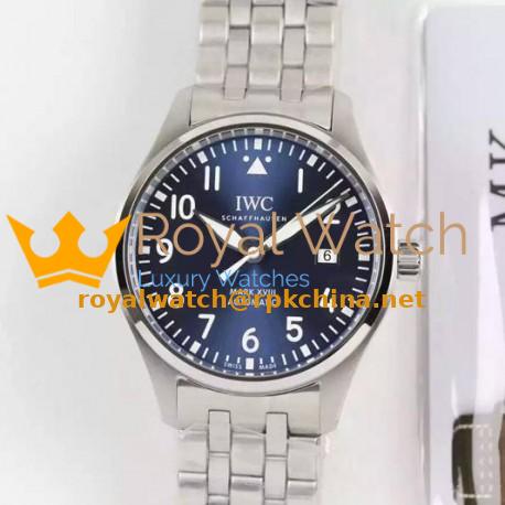 Replica IWC Pilot Mark XVIII Le Petit Prince IW327004 Stainless Steel Blue Dial Swiss 2892