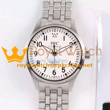 Replica IWC Pilot Mark XVIII IW327001 Stainless Steel White Dial Swiss 2892