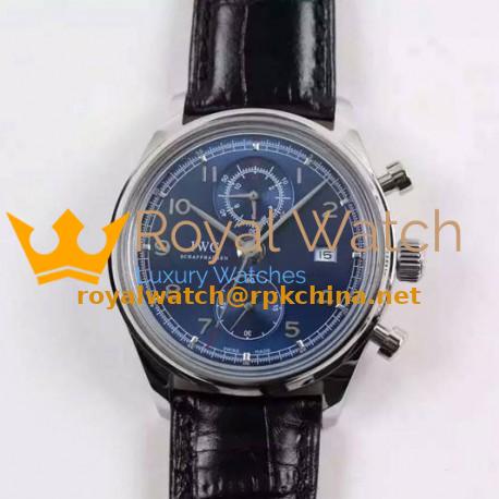 Replica IWC Portuguese Chronograph Classic IW390403 Stainless Steel Blue Dial Swiss 89361