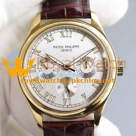 Replica Patek Philippe Annual Calendar 5035J Yellow Gold White Dial Swiss PP 315SQA