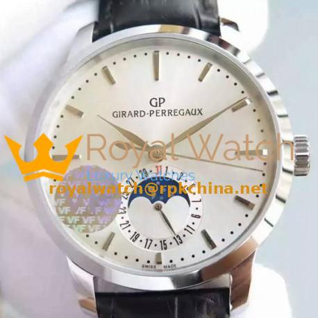 Replica Girard Perregaux 1966 Stainless Steel White Dial Swiss GP 033MO